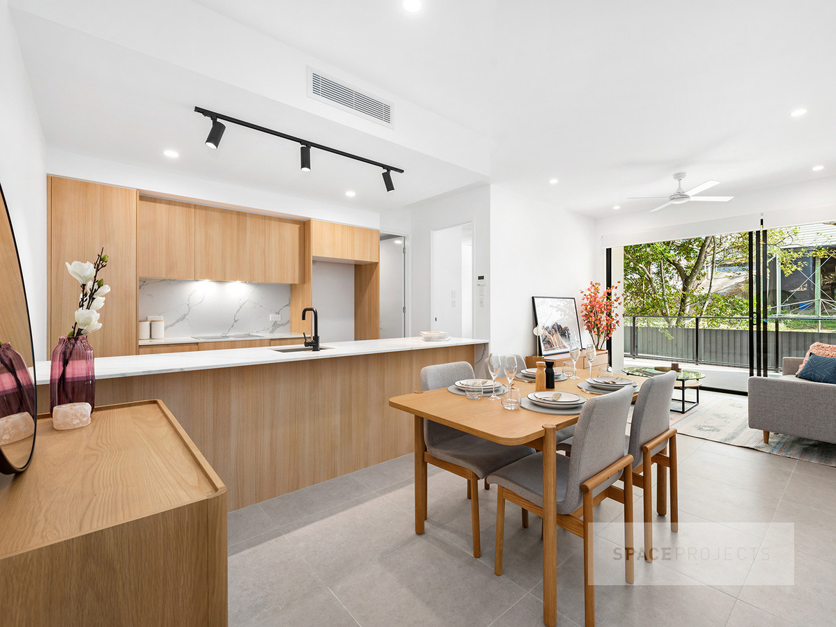 Elevated and north facing apartment Space Property Agents