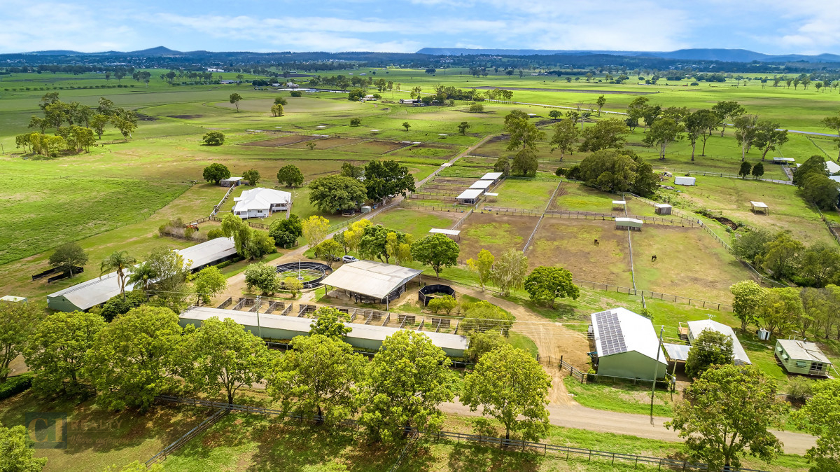 58 acre horse property with facilities and homestead that are second to