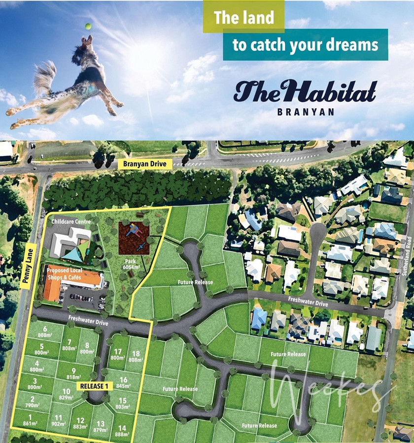 BUNDABERG'S NEWEST LAND ESTATE '"THE HABITAT" IS NOW AVAILABLE Weekes